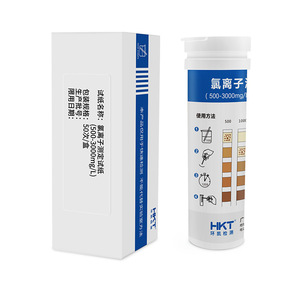 Huankai <b>Chloride</b> Ion Test Strips 500-3000mg/L For Water Quality Testing - Product Image 1