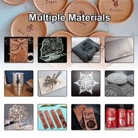 Mini CNC Router Houtbewerkingsmachine Lasergraveermachine 6550 voor Hobby's, Cadeauboxen, Waterflessen, Hondenlabels, DIY, Kleine Bedrijven