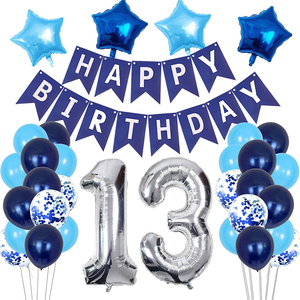 Navy Blu <span class=keywords><strong>Buon</strong></span> <span class=keywords><strong>Compleanno</strong></span> Coriandoli Banner Stella Foil Palloncini In Lattice Palloncini Partito Palloncini Decorazioni per 1st 3rd 31st Di <span class=keywords><strong>Compleanno</strong></span> - Product Image 5