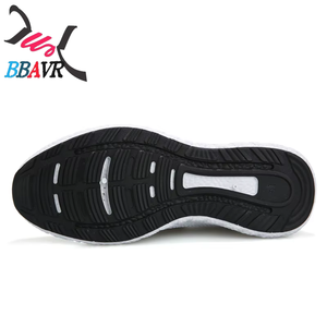 Chaussures de sport en tricot personnalisées en usine, lacets blancs, chaussures décontractées pour hommes - Product Image 6