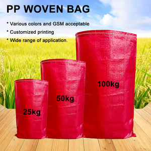 Saco de Polipropileno Tejido de 25 kg y 50 kg para Granos, Semillas, Arroz y Harina, Saco de Polipropileno Impermeable con Impresión Personalizada - Product Image 2