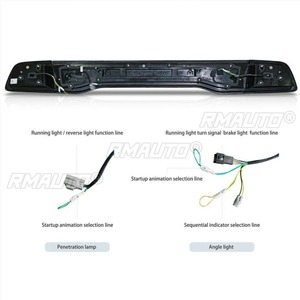 Pour Dodge Charger 2011-2014, feux de jour à LED, feux antibrouillard étanches, ensemble de feux arrière de voiture 57010415AF 57010414AF - Product Image 5