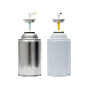 Kaleng semprot aerosol kosong untuk isi ulang gas kaset dan isi ulang semprotan penyegar udara otomatis