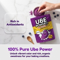 Poudre d'Ube Julong 100% Naturelle - Colorant Alimentaire Violet Matcha Biologique EU&NOP - Poudre de Patate Douce Violette Déshydratée