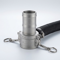 Raccords rapides Camlock en aluminium, type C avec filetage BSP, surface lisse pour applications de plomberie
