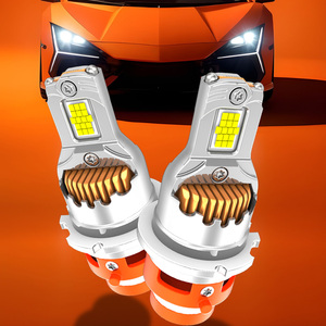 หลอดไฟหน้า LED แบบท่อทองแดงคู่ D2S D4S แบบเสียบปลั๊กโดยตรง อัพเกรดไฟหน้ารถยนต์ - Product Image 6