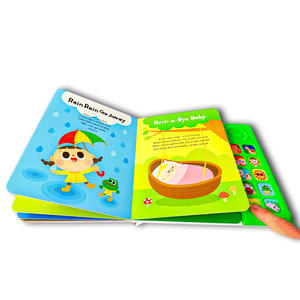 <span class=keywords><strong>Libros</strong></span> de audio impresos personalizados para niños Boardbook impresión bebé educación juguetes libro de sonido para niños <span class=keywords><strong>libros</strong></span> con sonidos - Product Image 5