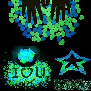 2cm Pierre lumineuse Jardin Fish Tank Paysage Pierre Décoration Horticole Cour Lumineuse Galet Sombre Pierre Lumineuse - Product Image 6