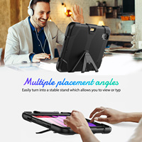 Étui de protection complet pour tablette iPad Mini 6 8.3 pouces/Mini 7th Gen protecteur d'écran intégré béquille couverture robuste