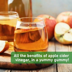 Gomitas de Vinagre de Sidra de Manzana OEM con Vitamina B, Yodo y Folato, Favorecen la Digestión, el Metabolismo, la Energía Diaria y la Claridad Mental - Product Image 3