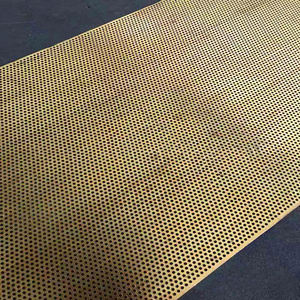 Paneles de Lámina Metálica Perforada de Latón Ultrafino WELAND, Rejillas Decorativas Tejidas, Malla de Alambre, Malla de Alambre de Acero Perforada - Product Image 2