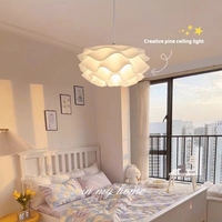 Nordic LED Moderne Simple Pendentif Lumière Acrylique Fleur Éclairage Lustre pour Chambre Salle À Manger