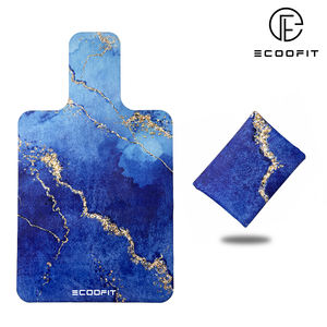 超薄可折叠超细纤维麂皮绿色Marbl OEM/ODM定制印花练习防滑盖普拉提粘性重整塔垫 - Product Image 3