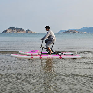 2024 Venta caliente Unisex equipo acuático personalización waterbike multicolor eléctrico o pedal inflable Aquabike <span class=keywords><strong>bicicleta</strong></span> - Product Image 5