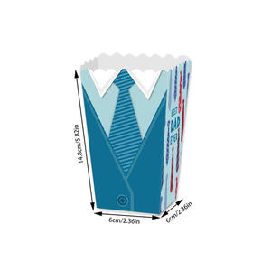 Caja <span class=keywords><strong>de</strong></span> aperitivos <span class=keywords><strong>de</strong></span> <span class=keywords><strong>palomitas</strong></span> <span class=keywords><strong>de</strong></span> maíz <span class=keywords><strong>de</strong></span> estilo moderno para decoración <span class=keywords><strong>de</strong></span> Ambiente <span class=keywords><strong>de</strong></span> fiesta del Día del Padre - Product Image 2