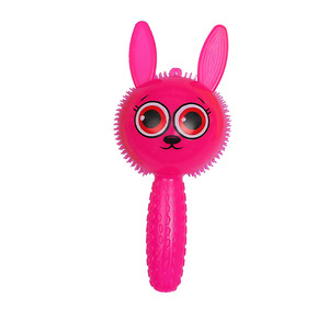 <b>Rabbit</b> Glow Stick Squeeze Toy With Whistle Flashing Handle Led <b>Light</b> Up Plastic Fidget Toy For Kids Age 2 4 Years Unisex - Product Image 4