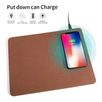 Téléphone portable Qi chargeur sans fil charge tapis de souris tapis pour IPhone X /8 8 Plus pour Samsung S8 Plus /S7 S6 Edge Note 8 Note 5