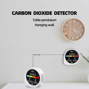 Safewill Venta al por mayor WIFI Mini portátil <span class=keywords><strong>Co2</strong></span> Detector de gas de dióxido de carbono <span class=keywords><strong>Co2</strong></span> Temperatura Humedad Monitor de calidad del aire - Product Image 5