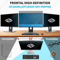 NANOBLIND Filtre de confidentialité 21.5 pouces pour écran d'ordinateur Protecteur d'écran anti-espion 4 voies de confidentialité pour Dell / Asus / Lenovo / Acer