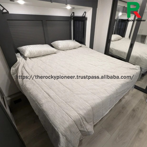 OBM aux États-Unis : Remorque de luxe 2025 pour camping familial et expéditions, type « Fifth Wheel » avec espace pour véhicule de loisirs - Product Image 5