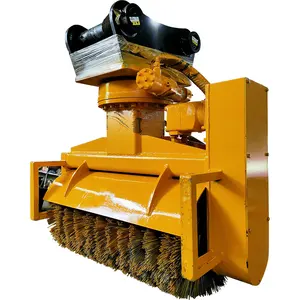 重型设备扫帚几乎可以完成任何清理任务，以扫除沉重的碎石湿草和更多