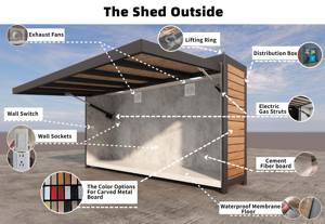 Cocina exterior modular SS304 con parrillas de barbacoa desmontables - Product Image 2