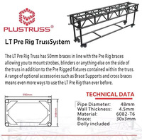 Chariot de scène mobile Truss Displays 6082-T6 certifié TUV CE, tour de treillis roulante sur roues pour concerts et festivals