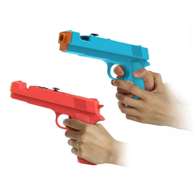 Shooting Game Gun for Nintendo Switch/ OLED Joy-Con Controller Left Right Hand Grip Motion Controller for Hunting Gamepad Grip