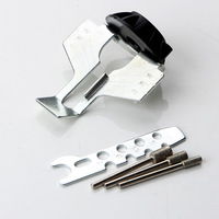 Kit de fixation d'affûtage de tronçonneuse d'usine avec guide d'angle et limes de meule diamantées