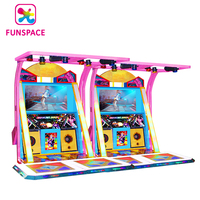 Machine de jeu de danse de musique vidéo d'arcade à pièces de haute qualité Pump It Up 2 joueurs Machine à tambour de danse à vendre