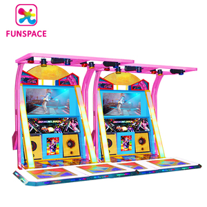 Machine de jeu de danse de musique vidéo d'arcade à pièces de haute qualité Pump It Up <span class=keywords><strong>2</strong></span> joueurs Machine à tambour de danse à vendre - Product Image 5