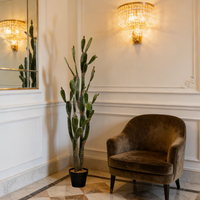 Cactus artificiels de 140 cm, plantes succulentes du désert, cactus en plastique naturel pour la décoration intérieure, mariage, nouvel an