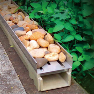 Promotion : Système de drainage extérieur Storm Ground Channel, <span class=keywords><strong>caniveau</strong></span> linéaire préfabriqué en béton de résine avec couvercle - Product Image 3