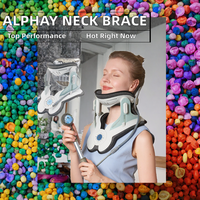 Dispositif de traction cervicale Alphay pour le soulagement de la douleur et le soutien de la colonne vertébrale, dispositif médical de classe II
