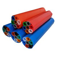 Tubos de Microductos Cuadrados de Alta Presión Directos de Fábrica, Tubos Flexibles y Duraderos de HDPE para Microcables, Conducto Subterráneo de Fibra Óptica