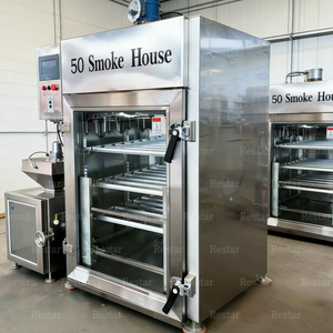 Four à fumer professionnel 30/50/100/250 kg pour aliments, viande, canard, poisson, pieds de porc - <span class=keywords><strong>Machine</strong></span> à fumer le poisson et la viande - Product Image 5