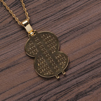 Grand pendentif en laiton avec symbole dollar $, zircon, collier tendance, accessoires à la mode