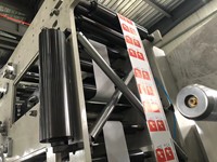 Machine d'impression flexographique automatique à 4 couleurs SR-350-4 Servo Petal pour sacs en papier et en plastique, neuve