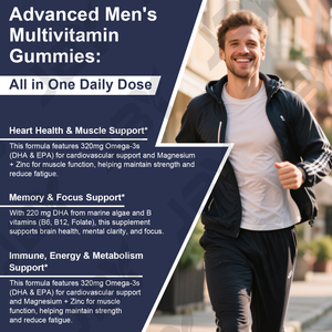 Multivitaminas de Marca Privada JBY - Gomas de Suplemento Multivitamínico para Homens - Product Image 3