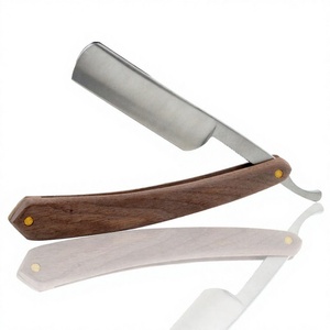 ASAP Mini Shaving Razors Set Quality Stainless Steel Straight Foldable Bamboo Handle Old Fashion for <b>Men</b> - Product Image 4
