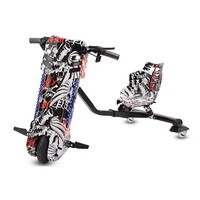 Skuter Listrik Tiga Roda Pintar dengan Baterai Lithium, Trike Drifting, Skateboard untuk Beban Maksimal 80kg