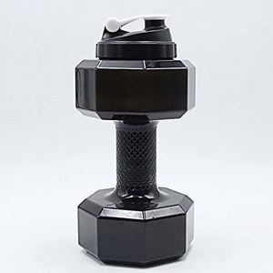 Dumbbell Shape Water Bottle PETG Eco-friendly Sports Fitness Exercise Water <b>Jug</b> for Gym Running Outdoors Cycling and Camping - Product Image 6