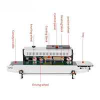 Machine de scellage horizontale automatique FR-900 de haute qualité pour sachets en plastique Kraft PE, modèle classique, pour épices et café en poudre