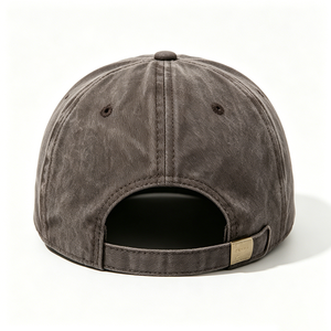 Gorra de algodón vintage lavada con bordado personalizado de logo de letras pequeñas, suave y sin estructura, para hombre, para exteriores, protección solar común - Product Image 6