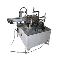 Automática pneumática Heat Press Machine para tampas de garrafa Foil New Condition Plate and Label Uso com bancada rotativa