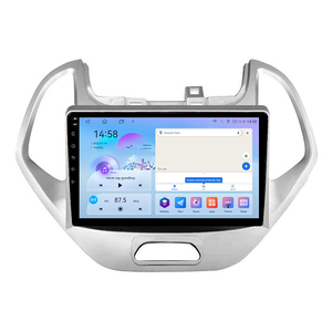 4G DSP WiFi BT 2 Din Écran Tactile Autoradio Lecteur GPS Navigation Multimédia Carplay OBD2 pour <span class=keywords><strong>Ford</strong></span> Figo <span class=keywords><strong>2019</strong></span>-2020 Connexion USB - Product Image 1