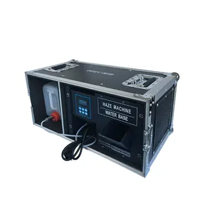 Vendita calda 1500W Stage Hazer Machine con Flight Case/Road Case Water Based Liquid Haze Fog Machine