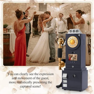 Livre d'Or Audio Vidéo de Mariage Téléphone Mural Antique avec Caméra pour Anniversaires et Remises de Diplômes - Product Image 4