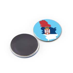 Autocollant souvenir de voyage personnalisé de haute qualité, Belgrade, Serbie, aimant pour réfrigérateur - Product Image 1