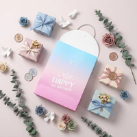 Sacs cadeaux en papier écologiques de luxe personnalisés en gros, haut de gamme, pour bonbons, avec ruban, pour boutique, emballage cadeau